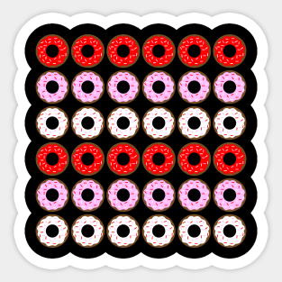 Valentine Donuts (Horizontal) Sticker